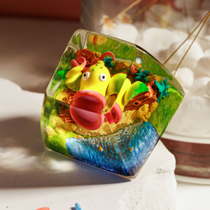 Keycaps Artisanat Forêt Mystique, Keycaps Artisanat Personnalisé, Keycaps Anime Mignons, Keycaps Verts, Ensemble de Keycaps, Keycaps en Bois - Product Image 5