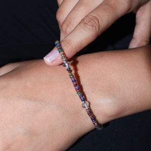 Dual Gemstone Beads <b>Bracelet</b> Natural Stone <b>Beaded</b> <b>Bracelet</b> Dainty Minimalist <b>Bracelet</b> Women Fashion Jewelry - Product Image 5
