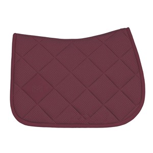 Tapis de selle polyvalent bordeaux matelassé en polyester avec doublure polaire pour l'équitation 2026 - Product Image 1