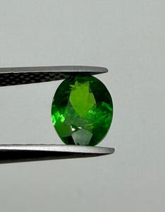 Pierre précieuse naturelle de tsavorite grenat, taille ovale, vert vif, pierre de bijouterie, finition lisse, 1,59 ct - Product Image 4