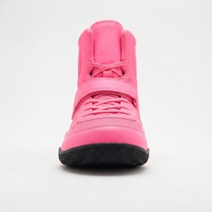 Chaussures de boxe professionnelles pour hommes et femmes, légères, à tige haute, en cuir respirant, toutes saisons, semelle à adhérence flexible, pour la salle de sport et l'entraînement - Product Image 3