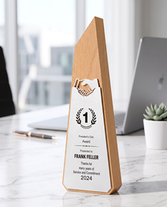 Nuevos Premios de Cristal Transparente Grabado con Diseño Exclusivo para Colaboraciones de Marca y Regalos de Cooperación - Product Image 3