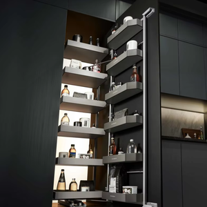Cuisine moderne sur mesure JY Project, armoires de cuisine RTA modulaires en bois MDF PVC, ensemble complet de rangement, meubles de haute qualité du Vietnam - Product Image 5