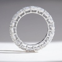 Bague en or blanc 14 carats avec diamant rond taille brillant, bague de fiançailles classique pour femme, certifiée IGI, alliance éternelle