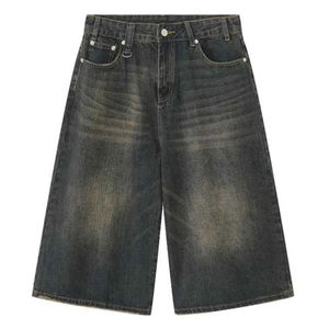 Shorts en jean personnalisés OEM pour hommes, fabriqués au Pakistan, légers, élégants et parfaits pour la salle de sport et les looks estivaux quotidiens. - Product Image 6