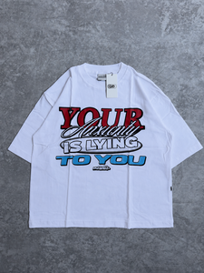 Camiseta Gráfica Extra Grande Personalizada, 100% Algodón, Estilo Urbano, Estampada, Corte Holgado, Unisex, Informal, Fabricante OEM ODM - Product Image 1