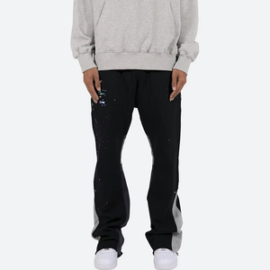 กางเกงผู้ชายคุณภาพพรีเมียม ทรงตรง ลายทาง ขายดี กำลังฮิต คุณภาพดีที่สุด ทรงขาบาน ลดราคาพิเศษสำหรับขายออนไลน์ - Product Image 1