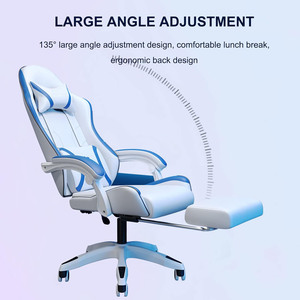 Promotion Prix de Gros Usine Chaise Ergonomique de <span class=keywords><strong>Gamer</strong></span> pour Ordinateur, Chaise de Direction Inclinable Confortable et Pivotante pour Gamers - Product Image 5
