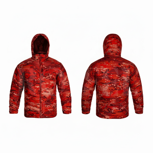 Veste légère à capuche camouflage, coupe-vent, décontractée, pour homme, vente en gros directe d'usine, manteau chaud d'hiver - Product Image 4