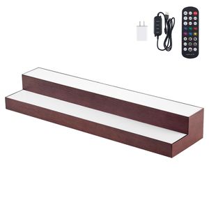 Espositore per Whisky a 2 Livelli da 30 Pollici con Illuminazione LED, Supporto USB, Scaffale per Bar Domestico con Telecomando RF e App, Mensole Illuminate per Esposizione Bottiglie di Liquori - Product Image 1