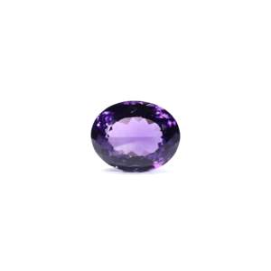 Green Amethyst Loose Gemstone 22.7 Carat Oval Emerald Cut 4x6mm for Fine Jewelry - Product Image 1