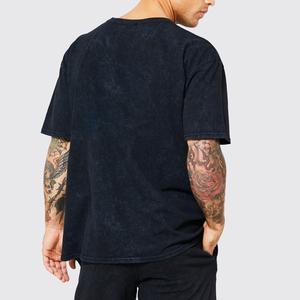 OEM Service Wholesale Summer Wear New Design Men <b>Sets</b> Short Sleeve T Shirt Shorts <b>Twin</b> <b>Set</b> Men's High Quality for Men Acid Wash - Product Image 5