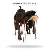 Selle de randonnée western, équipement d'équitation