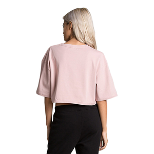 Top Corto Holgado para Mujer |   Camiseta Holgada de Manga Corta |   Top Casual de Verano en Mezcla de Algodón - Product Image 6