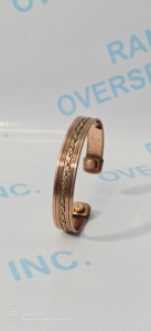 Pulsera Magnética de Cobre Premium Ajustable para Alivio del Dolor, Aumento de Energía y Diseño Unisex Elegante - Product Image 3