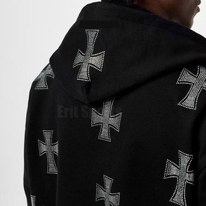 Conjunto deportivo clásico de dos piezas con pedrería brillante para hombre, transpirable. - Product Image 4