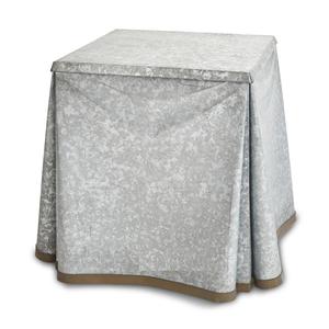 Mesa auxiliar galvanizada de metal, mesa de granja de diseño moderno, de hierro galvanizado Austin mesa auxiliar, soldadura manual, forma redonda - Product Image 2