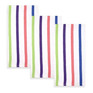 Paño de cocina 100% algodón con diseño de rayas teñidas, ecológico, suave y de calidad para uso en la cocina. - Product Image 6