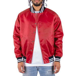 Chaqueta de Satén para Hombre, Ligera, de Alta Calidad, con Logotipo Personalizado, Nuevo Diseño - Product Image 1