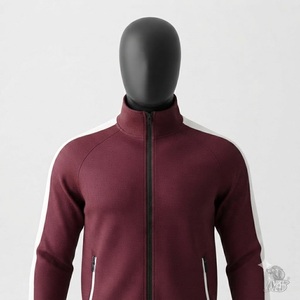 Conjunto Deportivo para Hombre con Cremallera, Chaqueta de Manga Larga Elástica y Pantalones a Juego, Ropa Deportiva Cómoda para Alto Rendimiento Atlético - Product Image 6