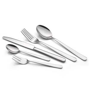 Juego de cubiertos de acero inoxidable de primera calidad, duradero, resistente al óxido, utensilios de cocina perfectos para restaurantes, hoteles, catering y buffets. - Product Image 6