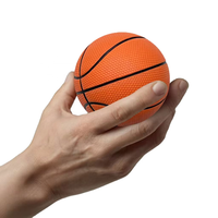 Ballon de basket-ball en caoutchouc texturé de haute qualité 60mm 92mm Mini basket-ball en caoutchouc personnalisé