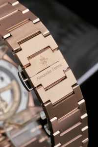 อเล็กซานเดอร์ เฟอร์รอส 5052R/05 นาฬิกาสปอร์ตอัตโนมัติสำหรับผู้ชาย ตัวเรือนและสายสแตนเลส หน้าปัดคริสตัลแซฟไฟร์ 38 มม. กันน้ำ 5 บาร์ เครื่องกลไก - Product Image 5