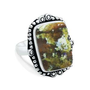 Fashionable High Grade Green <b>Opal</b> Trendy Wedding Engagement Anniversary Fashion Gifts Wholesale Vintage <b>Opal</b> <b>Ring</b> <b>Silver</b> plated - Product Image 3