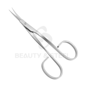 Durable Stainless Steel Cuticle Trimmer with Clinical <b>Sandblasted</b> Finish and High-Precision Alignment for Nail Detail - Product Image 2