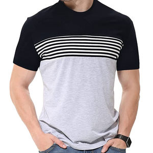 Camisetas de Manga Corta para Hombre, Transpirables, al por Mayor, con Logotipo de Marca Personalizado, 100% Algodón, Corte Ajustado, Tejido de Lana, Ecológicas - Product Image 4
