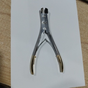 Pin & Wire <b>Cutter</b> 7" TC Plier Gold Handle Orthopedic Dental Surgical Instruments - Product Image 4
