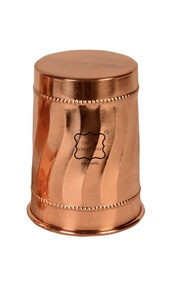 Vaso de Cobre Puro de Alta Calidad al por Mayor, Diseño de Olas, Logotipo Personalizado, Sostenible, para Viajes al Aire Libre, para Beber Agua - Product Image 4