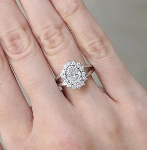 2.20CT Oval Cut Lab Grown Diamond Ring 14K Yellow Gold Solitaire Engagement Wedding Ring Minimalist Elegant Jewelry Gift - Product Image 5