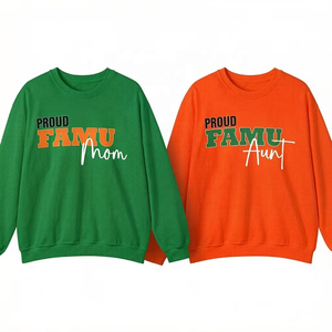 Sudadera con Cuello Redondo para Hombre de Florida A&M Alumni, Corte Regular, 100% Algodón, Estilo Casual para Invierno, Estampado Frontal, Transpirable - Product Image 3