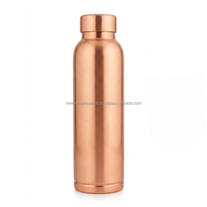 กระติกน้ำทองแดงหนาพิเศษแบบพกพา • ขวดกีฬาฝาเกลียวป้องกันการรั่วซึม - Product Image 5