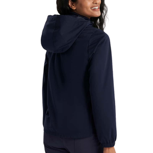 Women's Outdoor <b>Hooded</b> Jacket with Lightweight Windproof Full <b>Zip</b> Construction - Product Image 1