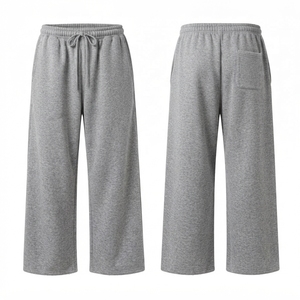 Pantalones Deportivos de Hombre, Estilo Urbano, Anchos, con Cordón Ajustable, de Felpa de Algodón Grueso de 350 g/m², Transpirables, Personalizados - Product Image 6