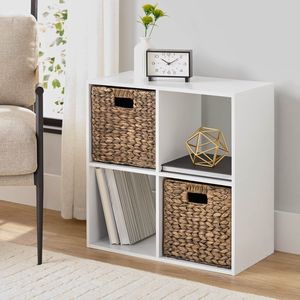 Organizzatore con 4 cubi portaoggetti bianco - Product Image 2