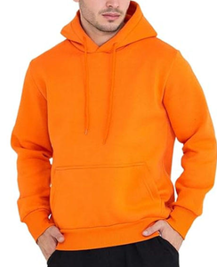 Sweat-shirt à capuche en coton mélangé, coupe classique, poids lourd, unisexe. - Product Image 1