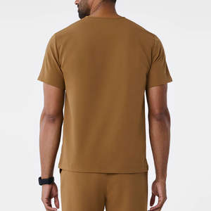 Conjuntos de Uniformes Médicos Transpirables de Spandex de Alta Calidad para Hombre, Conjunto de Uniforme Médico de Manga Corta - Product Image 3