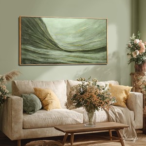 Handcrafted Mango Wood Botanical Wall <b>Tapestry</b> <b>Frame</b> - Wholesale Decor - Product Image 3