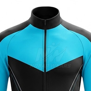 <b>Cycling</b> Performance <b>Jacket</b> With Breathable Lightweight Fabric Wind Resistant Finish Full Zip Closure And Reflective Sport Detail - Product Image 6