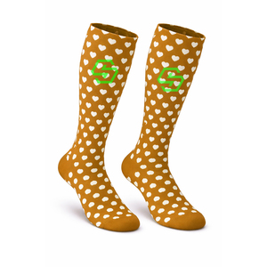 Chaussettes de sport classiques de haute qualité pour hommes, logo personnalisé, chaussettes de sport pour le basketball et le football - Product Image 1