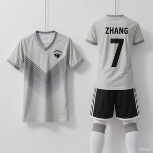 Custom Made Children Team Black Sportswear Quick Dry Breathable Football Uniform for Men with Sublimated Design - Product Image 4