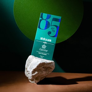 Barra de Chocolate Sólido 85% Cacao Sin Azúcar para Venta al por Mayor, Chocolate Negro para Dieta, Regalo con Empaque Personalizado - Product Image 3