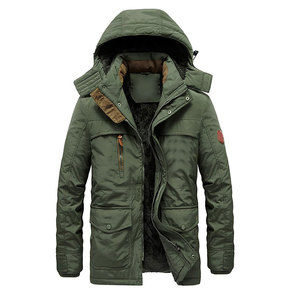 Parka d'hiver réversible pour homme de haute qualité, imperméable, à capuche, chaud, décontracté, vente en gros, grande taille, veste de sport - Product Image 3