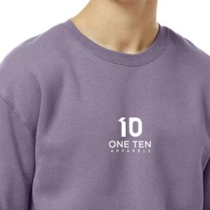 Sweat-shirt polaire col rond épais pour homme, en coton classique, coupe décontractée, style streetwear, vente en gros - Product Image 3