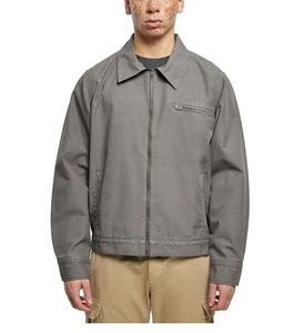 Veste d'hiver vintage Detroit sur mesure, écologique, 100% coton, denim imperméable, fermeture éclair, vêtements de travail, taille plus, coupe ample - Product Image 1