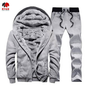 Survêtement pour homme Ryan Pro Gear, coupe classique, séchage rapide, écologique, 100% polyester, design 2-en-1, taille élastique, col à capuche - Product Image 1