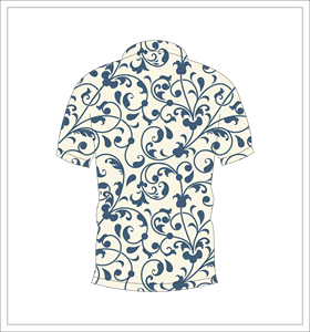 เสื้อโปโลพิมพ์ลายดอกไม้สีฟ้าขาวสไตล์วินเทจสำหรับผู้ชาย แขนสั้นลำลอง แฟชั่นฤดูร้อน เหมาะสำหรับเล่นกอล์ฟและชายหาด ระบายอากาศได้ดี น้ำหนักเบา - Product Image 2